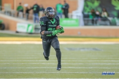 DENTON, TX - OCTOBER 28: North Texas Mean Green running back Evan Johnson (26) during the game between the North Texas Mean Green and Old Dominion Monarchs on October 28, 2017, at Apogee Stadium in Denton, Texas. (Photo by George Walker/DFWsportsonline)