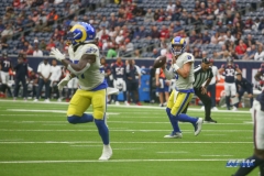 HOUSTON, TX - OCTOBER 31: Los Angeles Rams quarterback Matthew Stafford (9) during the game between the Houston Texans and Los Angeles Rams on October 31, 2021 at NRG Stadium in Houston, TX. (Photo by George Walker/DFWsportsonline)