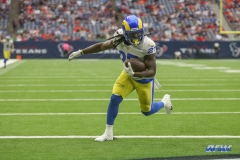 HOUSTON, TX - OCTOBER 31: Los Angeles Rams running back Darrell Henderson (27) during the game between the Houston Texans and Los Angeles Rams on October 31, 2021 at NRG Stadium in Houston, TX. (Photo by George Walker/DFWsportsonline)