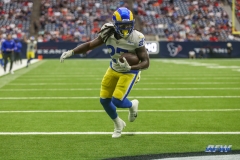 HOUSTON, TX - OCTOBER 31: Los Angeles Rams running back Darrell Henderson (27) during the game between the Houston Texans and Los Angeles Rams on October 31, 2021 at NRG Stadium in Houston, TX. (Photo by George Walker/DFWsportsonline)