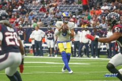 HOUSTON, TX - OCTOBER 31: Los Angeles Rams quarterback Matthew Stafford (9) during the game between the Houston Texans and Los Angeles Rams on October 31, 2021 at NRG Stadium in Houston, TX. (Photo by George Walker/DFWsportsonline)