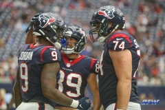 HOUSTON, TX - OCTOBER 31: Houston Texans tight end Brevin Jordan (9) during the game between the Houston Texans and Los Angeles Rams on October 31, 2021 at NRG Stadium in Houston, TX. (Photo by George Walker/DFWsportsonline)