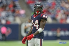 HOUSTON, TX - OCTOBER 31: Houston Texans defensive back Tremon Smith (24) during the game between the Houston Texans and Los Angeles Rams on October 31, 2021 at NRG Stadium in Houston, TX. (Photo by George Walker/DFWsportsonline)