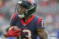 HOUSTON, TX - OCTOBER 31: Houston Texans wide receiver Brandin Cooks (13) during the game between the Houston Texans and Los Angeles Rams on October 31, 2021 at NRG Stadium in Houston, TX. (Photo by George Walker/DFWsportsonline)