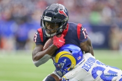 HOUSTON, TX - OCTOBER 31: Houston Texans wide receiver Brandin Cooks (13) during the game between the Houston Texans and Los Angeles Rams on October 31, 2021 at NRG Stadium in Houston, TX. (Photo by George Walker/DFWsportsonline)