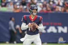 HOUSTON, TX - OCTOBER 31: Houston Texans quarterback Davis Mills (10) during the game between the Houston Texans and Los Angeles Rams on October 31, 2021 at NRG Stadium in Houston, TX. (Photo by George Walker/DFWsportsonline)