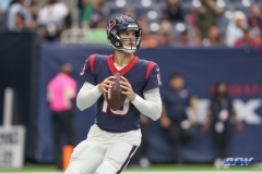 HOUSTON, TX - OCTOBER 31: Houston Texans quarterback Davis Mills (10) during the game between the Houston Texans and Los Angeles Rams on October 31, 2021 at NRG Stadium in Houston, TX. (Photo by George Walker/DFWsportsonline)