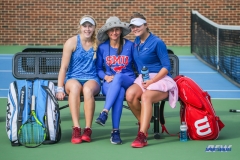DALLAS, TX - NOVEMBER 04: Nicole Petchey, Coach Kati Gyulai, and Anzhelika Shapovalova during the SMU women's tennis Red and Blue Challenge on November 4, 2017, at the SMU Tennis Complex, Turpin Stadium & Brookshire Family Pavilion in Dallas, TX. (Photo by George Walker/DFWsportsonline)