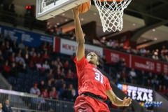 DALLAS, TX - NOVEMBER 10: Southern Methodist Mustangs guard Jimmy Whitt (31) goes to the basket during the men's basketball game between SMU and UMBC on November 10, 2017, at Moody Coliseum, in Dallas, TX. (Photo by George Walker/DFWsportsonline)
