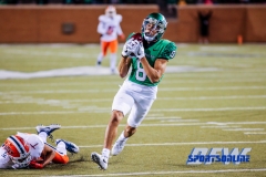 Denton, TX - November 11: North Texas Mean Green wide receiver Rico Bussey, Jr. (8) during the game between the North Texas Mean Green and UTEP Miners (Photo by Mark Woods/DFWsportsonline)