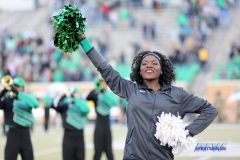 Denton, TX - November 18: North Texas Dance Team member during the game between the North Texas Mean Green and West Point Black Knights (Photo by Mark Woods/DFWsportsonline)