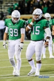 Denton, TX - November 18: Army defensive end Andy Flusche (99) and defensive tackle Ulaiasi Tauaalo (15) and during the game between the North Texas Mean Green and Army West Point Black Knights (Photo by Mark Woods/DFWsportsonline)
