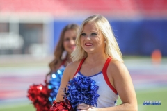 DALLAS, TX - NOVEMBER 25: SMU Pom Squad member during the game between SMU and Tulane on November 25, 2017, at Gerald J. Ford Stadium in Dallas, TX. (Photo by George Walker/DFWsportsonline)
