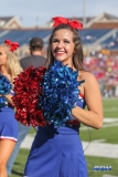 DALLAS, TX - NOVEMBER 25: SMU cheerleader during the game between SMU and Tulane on November 25, 2017, at Gerald J. Ford Stadium in Dallas, TX. (Photo by George Walker/DFWsportsonline)