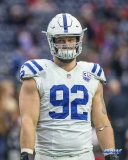 HOUSTON, TX - DECEMBER 09: Indianapolis Colts defensive end Margus Hunt (92) during the game between the Houston Texans and Indianapolis Colts on December 9, 2018, at NRG Stadium in Houston, TX. (Photo by George Walker/DFWsportsonline)