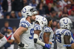 HOUSTON, TX - DECEMBER 09: Indianapolis Colts defensive end Margus Hunt (92) during the game between the Houston Texans and Indianapolis Colts on December 9, 2018, at NRG Stadium in Houston, TX. (Photo by George Walker/DFWsportsonline)