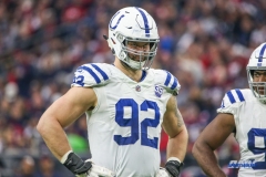 HOUSTON, TX - DECEMBER 09: Indianapolis Colts defensive end Margus Hunt (92) during the game between the Houston Texans and Indianapolis Colts on December 9, 2018, at NRG Stadium in Houston, TX. (Photo by George Walker/DFWsportsonline)