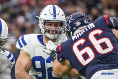 HOUSTON, TX - DECEMBER 09: Indianapolis Colts defensive end Margus Hunt (92) during the game between the Houston Texans and Indianapolis Colts on December 9, 2018, at NRG Stadium in Houston, TX. (Photo by George Walker/DFWsportsonline)
