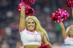 HOUSTON, TX - OCTOBER 08: Houston Texans cheerleader during the game between the Houston Texans and Kansas City Chiefs on October 8, 2017, at NRG Stadium in Houston, TX. (Photo by George Walker/DFWsportsonline)