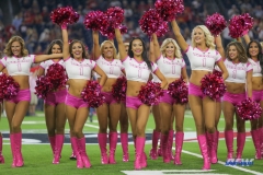HOUSTON, TX - OCTOBER 08: Houston Texans cheerleaders during the game between the Houston Texans and Kansas City Chiefs on October 8, 2017, at NRG Stadium in Houston, TX. (Photo by George Walker/DFWsportsonline)