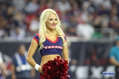 HOUSTON, TX - OCTOBER 08: Houston Texans cheerleader during the game between the Houston Texans and Kansas City Chiefs on October 8, 2017, at NRG Stadium in Houston, TX. (Photo by George Walker/DFWsportsonline)