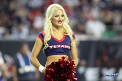 HOUSTON, TX - OCTOBER 08: Houston Texans cheerleader during the game between the Houston Texans and Kansas City Chiefs on October 8, 2017, at NRG Stadium in Houston, TX. (Photo by George Walker/DFWsportsonline)