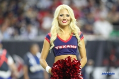 HOUSTON, TX - OCTOBER 08: Houston Texans cheerleader during the game between the Houston Texans and Kansas City Chiefs on October 8, 2017, at NRG Stadium in Houston, TX. (Photo by George Walker/DFWsportsonline)