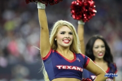 HOUSTON, TX - OCTOBER 08: Houston Texans cheerleader during the game between the Houston Texans and Kansas City Chiefs on October 8, 2017, at NRG Stadium in Houston, TX. (Photo by George Walker/DFWsportsonline)