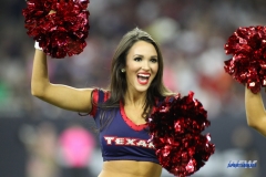 HOUSTON, TX - OCTOBER 08: Houston Texans cheerleader during the game between the Houston Texans and Kansas City Chiefs on October 8, 2017, at NRG Stadium in Houston, TX. (Photo by George Walker/DFWsportsonline)