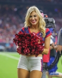 HOUSTON, TX - OCTOBER 08: Houston Texans cheerleader during the game between the Houston Texans and Kansas City Chiefs on October 8, 2017, at NRG Stadium in Houston, TX. (Photo by George Walker/DFWsportsonline)