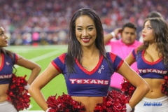 HOUSTON, TX - OCTOBER 08: Houston Texans cheerleader during the game between the Houston Texans and Kansas City Chiefs on October 8, 2017, at NRG Stadium in Houston, TX. (Photo by George Walker/DFWsportsonline)