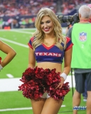 HOUSTON, TX - OCTOBER 08: Houston Texans cheerleader during the game between the Houston Texans and Kansas City Chiefs on October 8, 2017, at NRG Stadium in Houston, TX. (Photo by George Walker/DFWsportsonline)