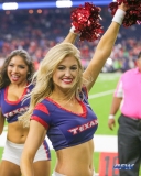 HOUSTON, TX - OCTOBER 08: Houston Texans cheerleader during the game between the Houston Texans and Kansas City Chiefs on October 8, 2017, at NRG Stadium in Houston, TX. (Photo by George Walker/DFWsportsonline)