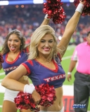HOUSTON, TX - OCTOBER 08: Houston Texans cheerleader during the game between the Houston Texans and Kansas City Chiefs on October 8, 2017, at NRG Stadium in Houston, TX. (Photo by George Walker/DFWsportsonline)