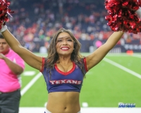 HOUSTON, TX - OCTOBER 08: Houston Texans cheerleader during the game between the Houston Texans and Kansas City Chiefs on October 8, 2017, at NRG Stadium in Houston, TX. (Photo by George Walker/DFWsportsonline)