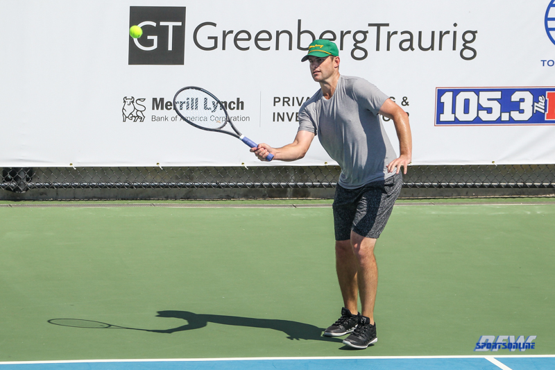 DALLAS, TX - SEPTEMBER 15: Dirk Nowwitzki Pro Celebrity Tennis Classic on September 15, 2018, at the SMU Tennis Complex, Turpin Stadium & Brookshire Family Pavilion in Dallas, TX. (Photo by George Walker/DFWsportsonline) DALLAS, TX - SEPTEMBER 15: Dirk Nowwitzki Pro Celebrity Tennis Classic on September 15, 2018, at the SMU Tennis Complex, Turpin Stadium & Brookshire Family Pavilion in Dallas, TX. (Photo by George Walker/DFWsportsonline)