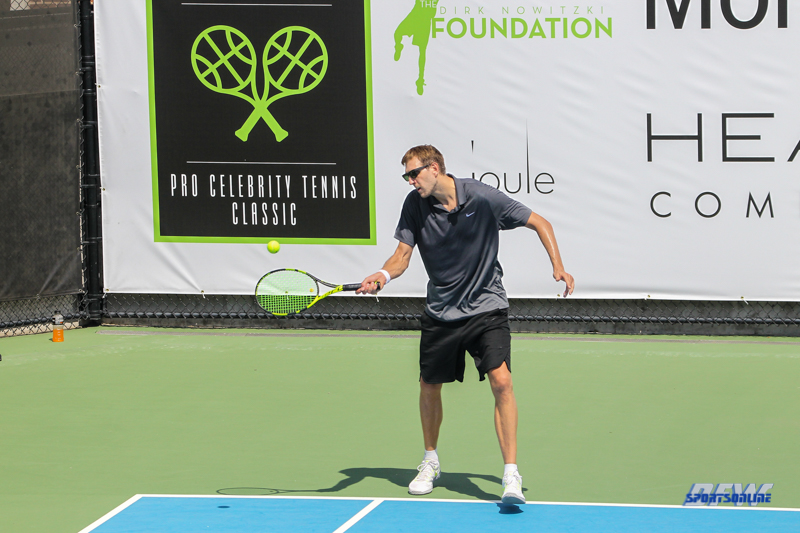 DALLAS, TX - SEPTEMBER 15: Dirk Nowwitzki Pro Celebrity Tennis Classic on September 15, 2018, at the SMU Tennis Complex, Turpin Stadium & Brookshire Family Pavilion in Dallas, TX. (Photo by George Walker/DFWsportsonline) DALLAS, TX - SEPTEMBER 15: Dirk Nowwitzki Pro Celebrity Tennis Classic on September 15, 2018, at the SMU Tennis Complex, Turpin Stadium & Brookshire Family Pavilion in Dallas, TX. (Photo by George Walker/DFWsportsonline)
