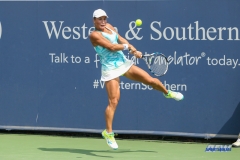CINCINNATI, OH - Yulia Putintseva (KAZ) during the Western & Southern Open at the Lindner Family Tennis Center in Mason, Ohio on August 16, 2017, (Photo by George Walker/DFWsportsonline