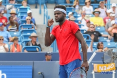 CINCINNATI, OH - Frances Tiafoe (USA) during the Western & Southern Open at the Lindner Family Tennis Center in Mason, Ohio on August 16, 2017, (Photo by George Walker/DFWsportsonline