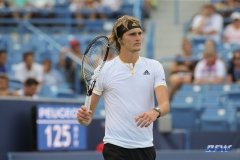 CINCINNATI, OH - Alexander Zverev (GER) during the Western & Southern Open at the Lindner Family Tennis Center in Mason, Ohio on August 16, 2017, (Photo by George Walker/DFWsportsonline