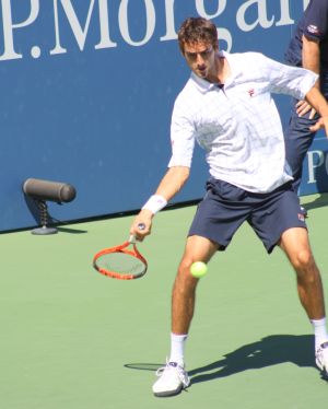 Marin Cilic at the 2009 US Open. Photo by George Walker.