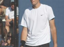 John Isner at the 2009 US Open. Photo by George Walker.
