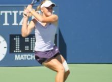 Melanie Oudin at the 2009 US Open. Photo by George Walker.