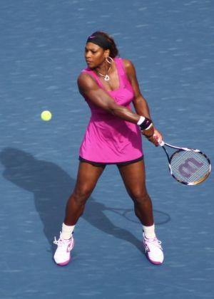 Serena Williams at the US Open. Photo by George Walker