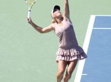 Caroline Wosniacki at the 2009 US Open. Photo by George Walker.