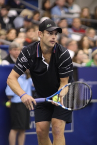 Andy Roddick at the Regions Morgan Keegan Championships. Photo by George Walker.