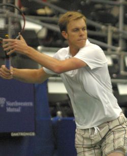 Sam Querrey at the Regions Morgan Keegan Championships. Photo by George Walker.