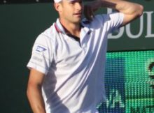 Andy Roddick at the 2010 BNP Paribas Open in Indian Wells, CA. Photo by George Walker.