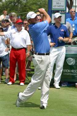 Blake Adams at the 2010 HP Byron Nelson Championship. Photo by George Walker.