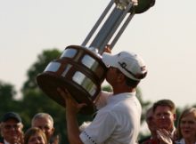 Zach Johnson wins the 2010 Crowne Plaza Invitational at Colonial. Photo by George Walker.